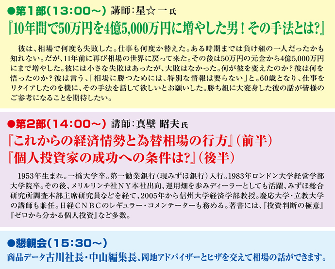 相場セミナーin東京